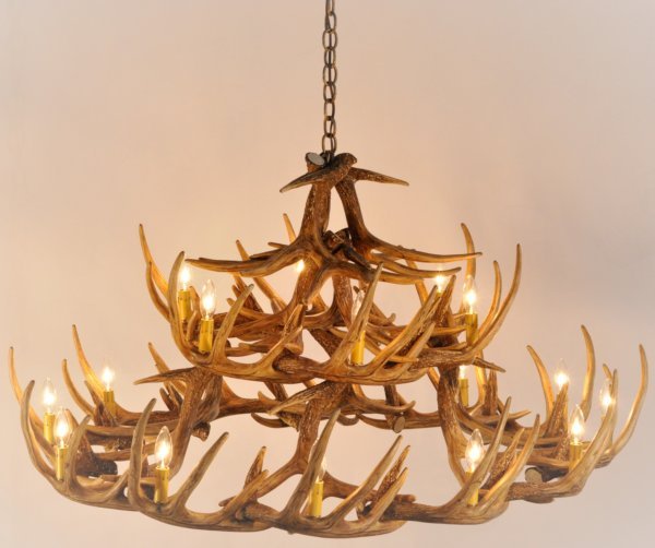 Rustic Antler Chandeliers - Ozark Cabin Décor, LLC