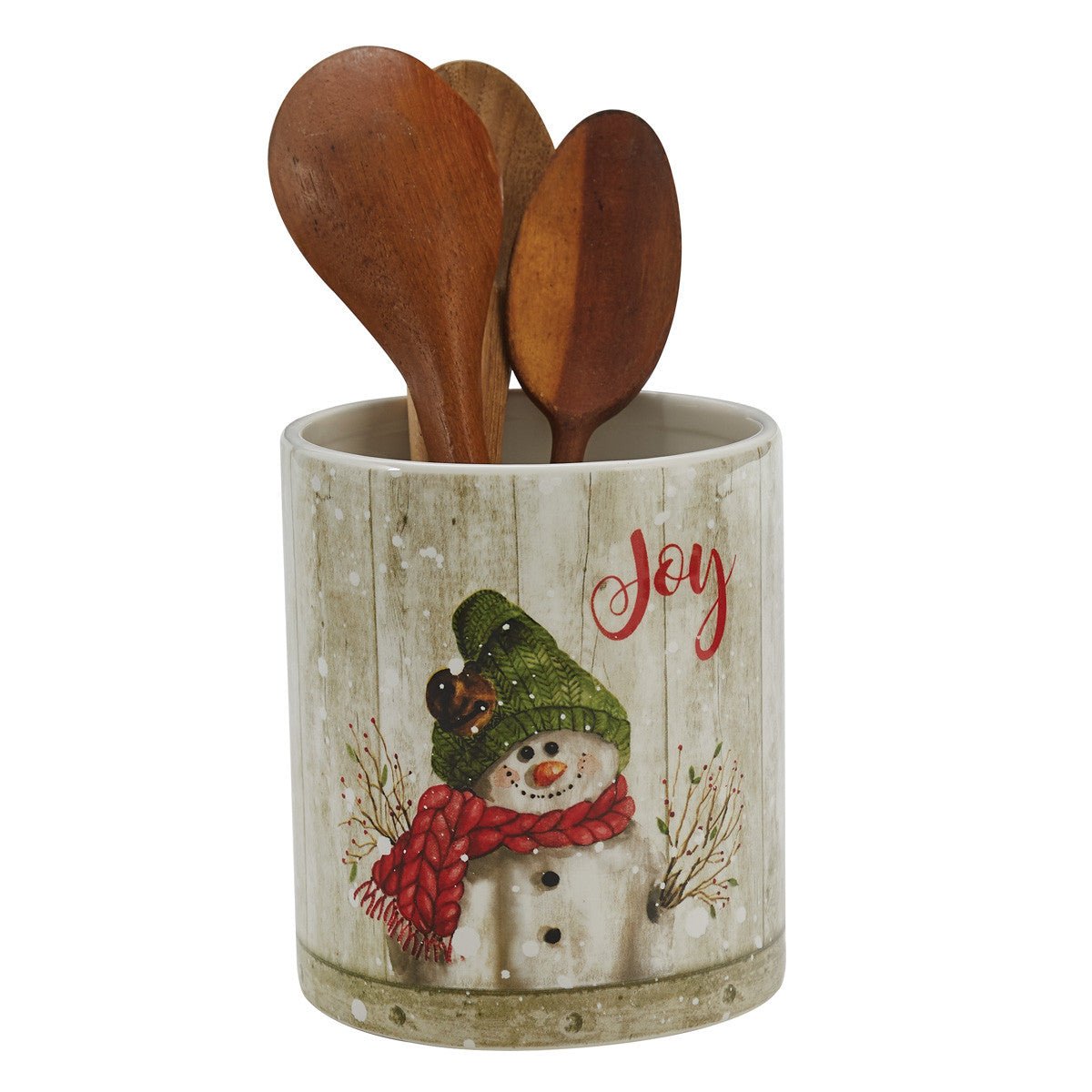 Christmas Utensil Crocks - Ozark Cabin Décor, LLC