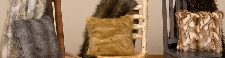 Faux Fur Throws & Pillows - Ozark Cabin Décor, LLC