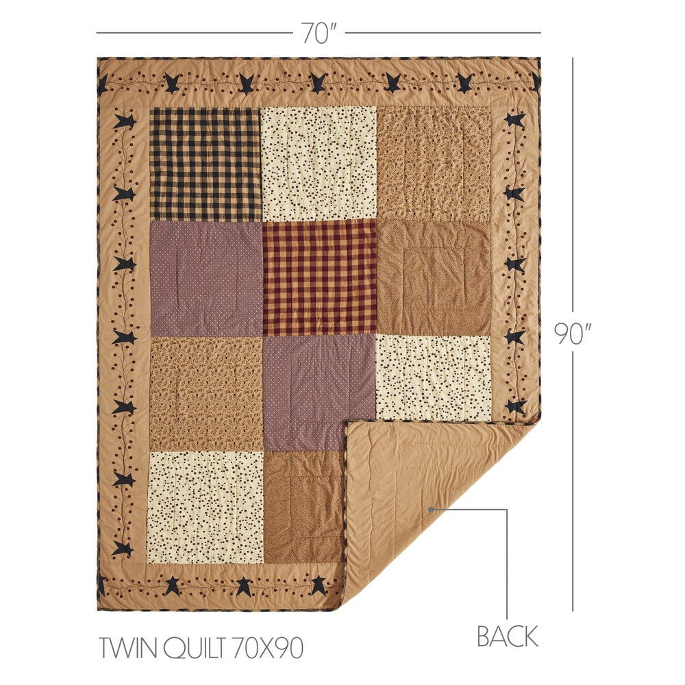 Pip Vinestar Quilt Collection - Twin - Ozark Cabin Décor, LLC