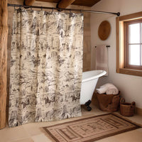 Cowboy Shower Curtain - Ozark Cabin Décor, LLC