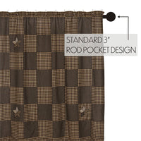 Farmhouse Star Shower Curtain - Ozark Cabin Décor, LLC