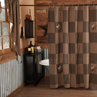 Farmhouse Star Shower Curtain - Ozark Cabin Décor, LLC