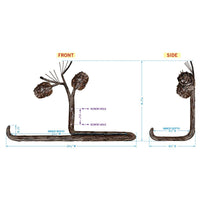 Tall Pines Paper Towel Holder - Ozark Cabin Décor, LLC