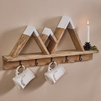 Mountain Refuge Shelf with Hooks - Ozark Cabin Décor, LLC