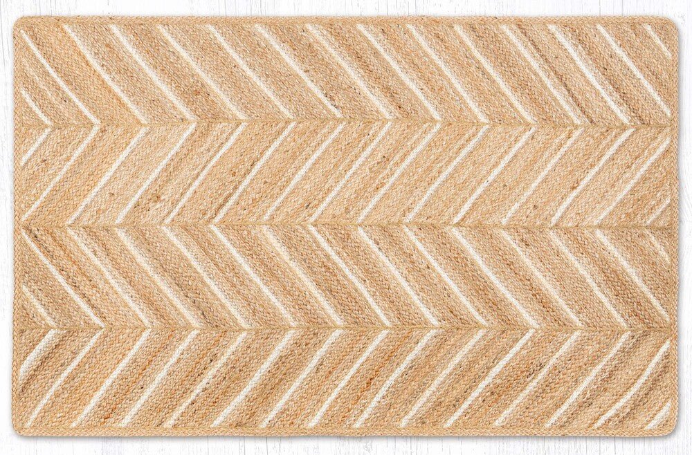 Zig - Zag Braided Rug - 5 Sizes - Ozark Cabin Décor, LLC