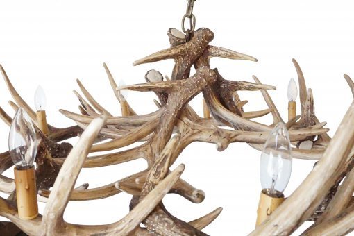 Whitetail Deer 15 Wide Antler Chandelier - Ozark Cabin Décor, LLC