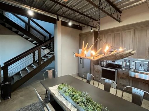 Moose Faux Single Antler Chandelier - Ozark Cabin Décor, LLC