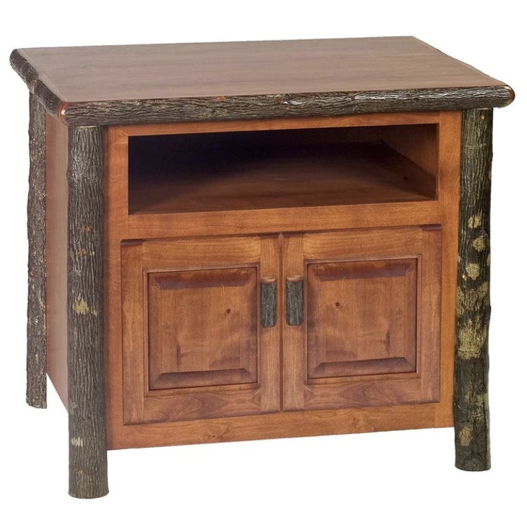 Hickory Television Stand - Ozark Cabin Décor, LLC