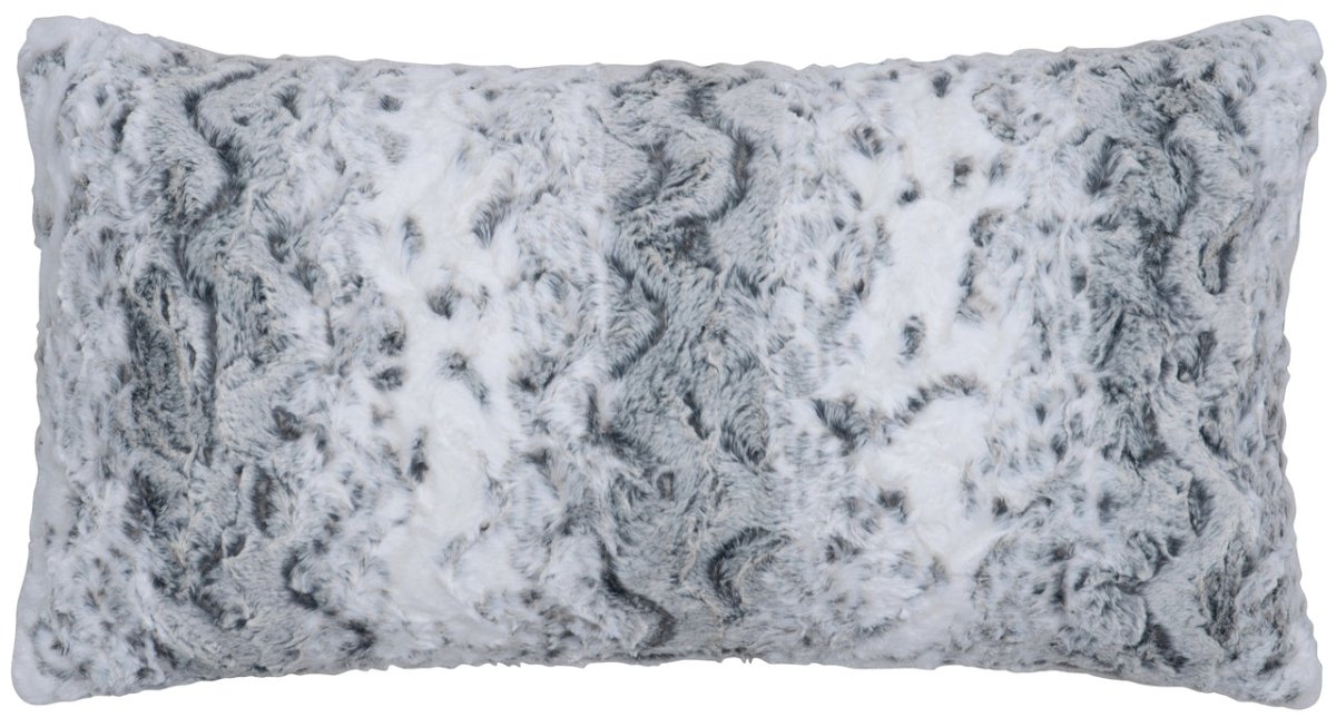 Snow Owl Cuddle Fur Lumbar Pillow | Ozark Cabin Décor LLC – Ozark