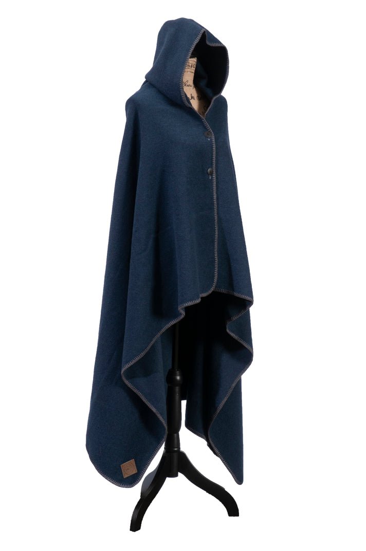 Solid Midnight Hooded Throw - Ozark Cabin Décor, LLC
