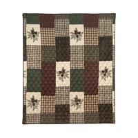 Pine Panels Reversible Quilted Bedding Set - 3 Sizes - Ozark Cabin Décor, LLC