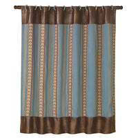 Ruidoso Aztec Stripe Shower Curtain - Ozark Cabin Décor, LLC