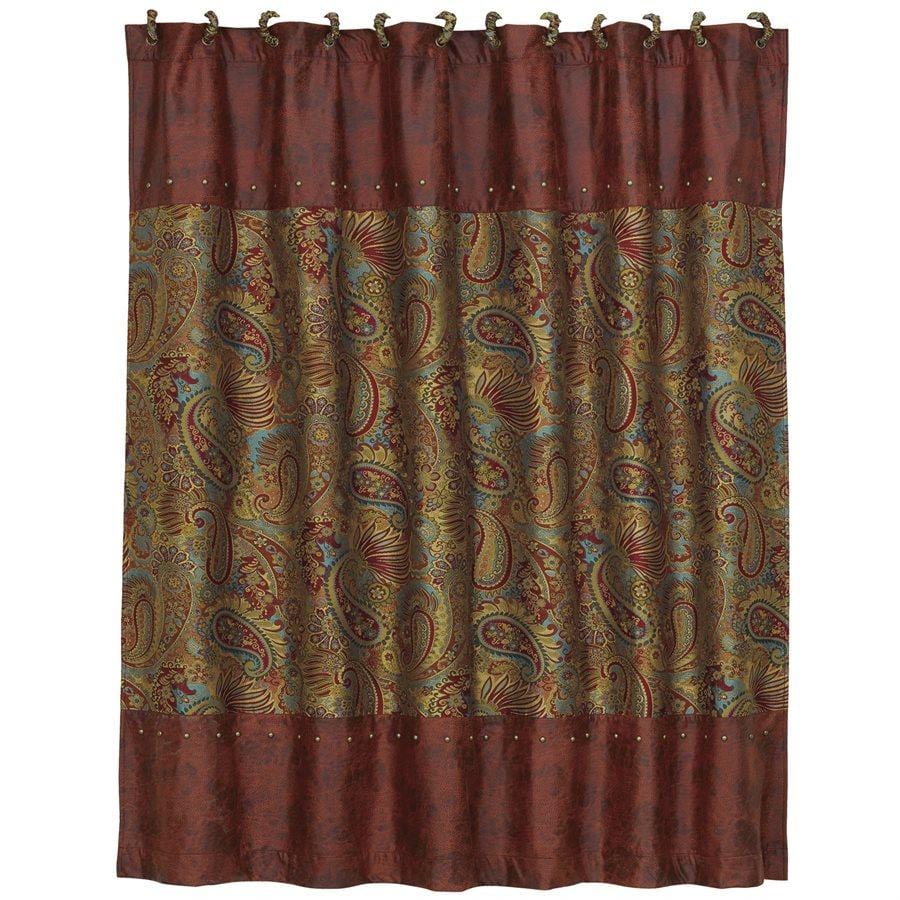 San Angelo Paisley Shower Curtain