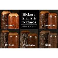 Hickory Log Chair - and - a - Half - UF - Ozark Cabin Décor, LLC