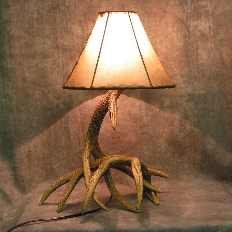 Whitetail Deer Faux Antler Lamp Ozark Cabin Décor LLC – Ozark