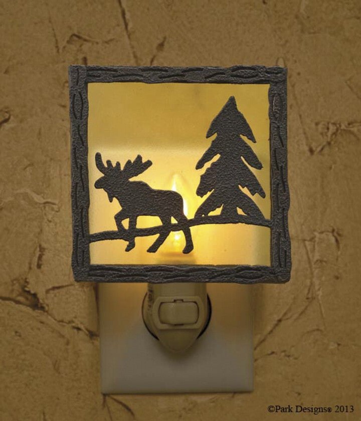 Moose Night Light - Ozark Cabin Décor, LLC