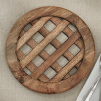 Wood Lattice Charger Plate - Ozark Cabin Décor, LLC