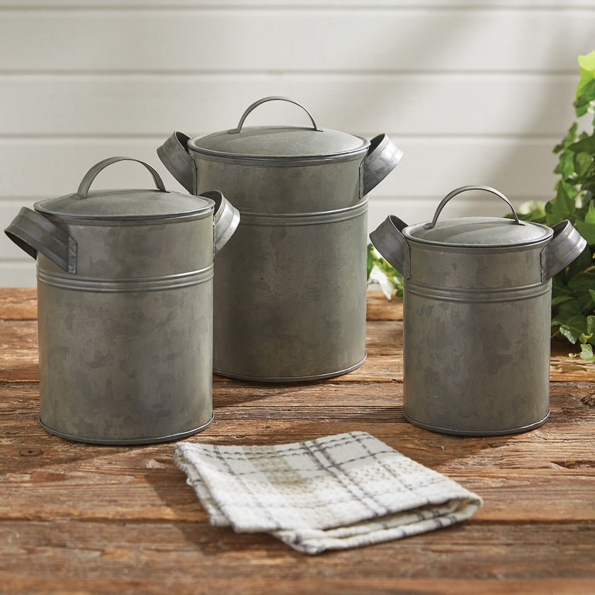 Vintage Canisters Set - Ozark Cabin Décor, LLC
