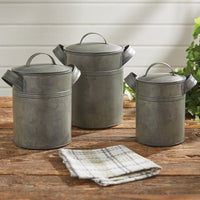 Vintage Canisters Set - Ozark Cabin Décor, LLC