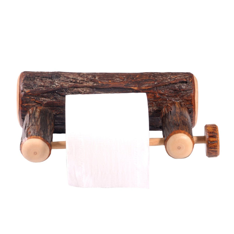Hickory Wall-Mounted Toilet Paper Holder - Ozark Cabin Décor, LLC