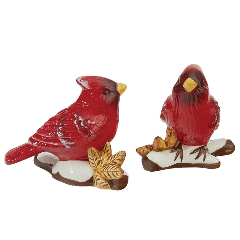 Red Cardinal Birds Salt & Pepper Set - Ozark Cabin Décor, LLC