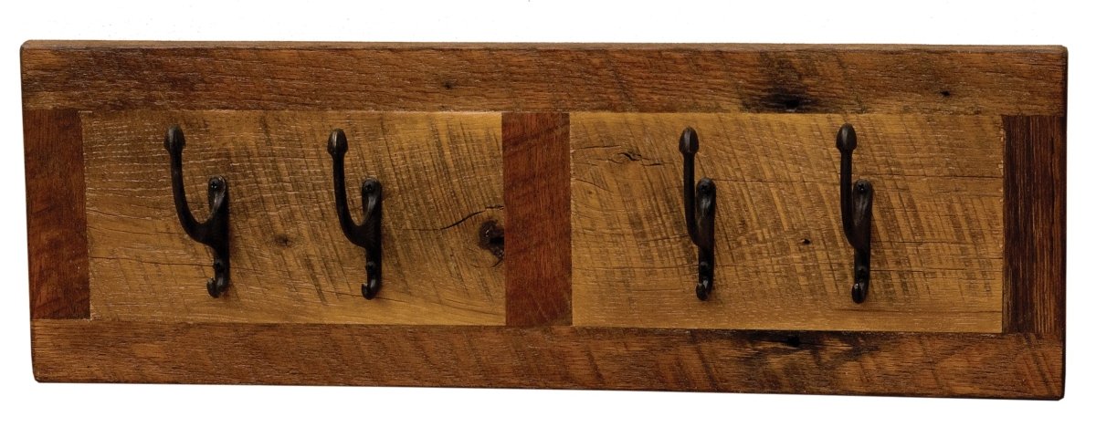 Barnwood Wall Coat Rack - 24" - Ozark Cabin Décor, LLC
