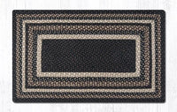 C-313 Mocha Frappuccino Braided Rug - Oblong - Ozark Cabin Décor, LLC