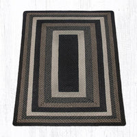C-313 Mocha Frappuccino Braided Rug - Oblong - Ozark Cabin Décor, LLC