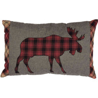 Cumberland Moose Applique Throw Pillow - Ozark Cabin Décor, LLC