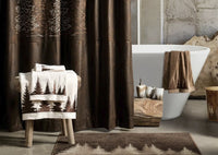 Ozark Cedar Pines 3-PC Bath Towel Set - Mocha - Ozark Cabin Décor, LLC