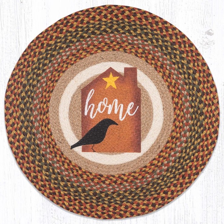 Home/Crow Round Rug - Ozark Cabin Décor, LLC