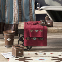 Ruidoso Aztec Stripe Shower Curtain - Ozark Cabin Décor, LLC