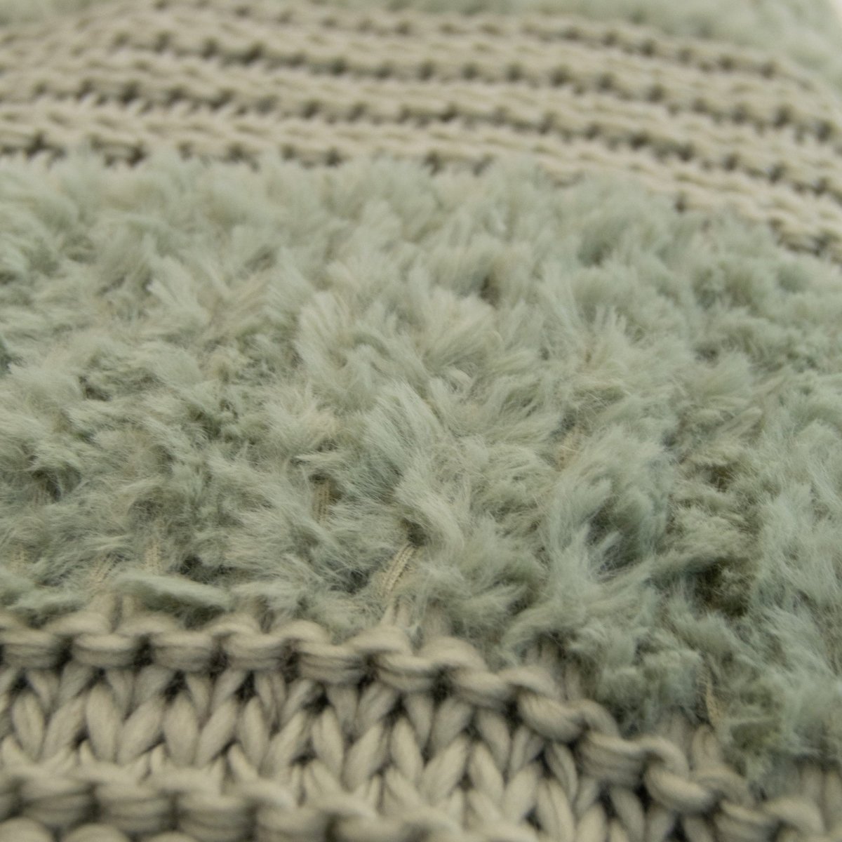 Plush Knit Throw - Sage - Ozark Cabin Décor, LLC