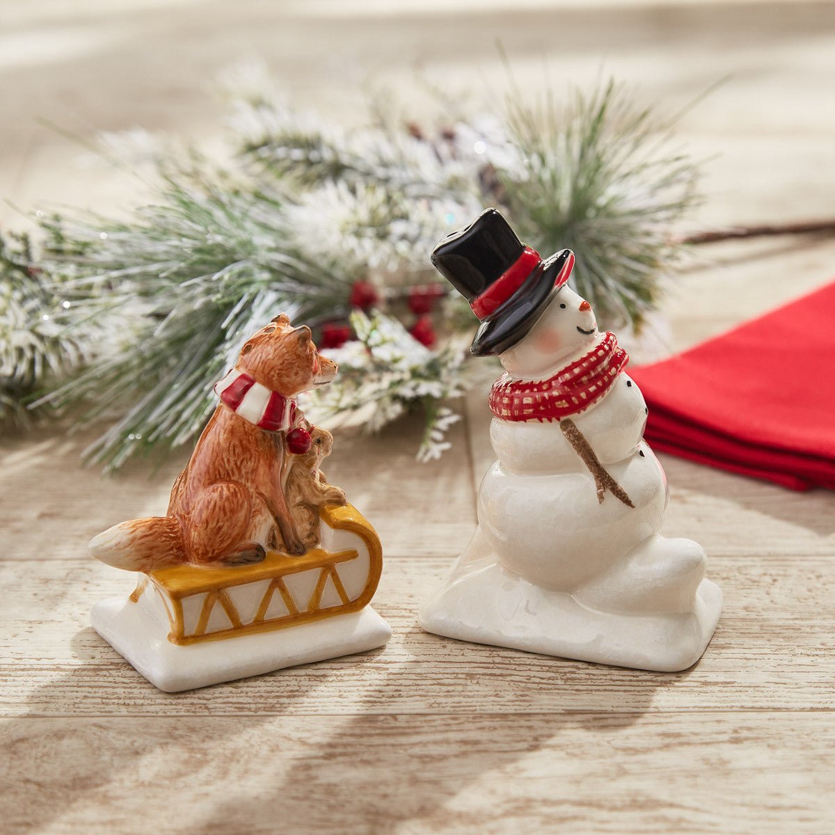 Christmas Ceramic Salt & Pepper Shaker Sets