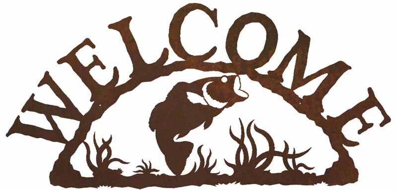 Welcome Metal Art Signs - Ozark Cabin Décor, LLC