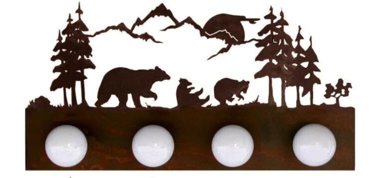 Four Bulb Light Fixture - Ozark Cabin Décor, LLC