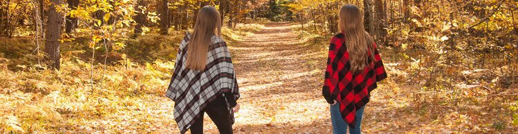 Wooded River Signature Washable Wool Blend Ponchos - Ozark Cabin Décor, LLC