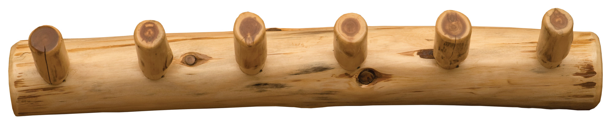 Cedar Log Wall Coat Rack and Accessories - Ozark Cabin Décor, LLC