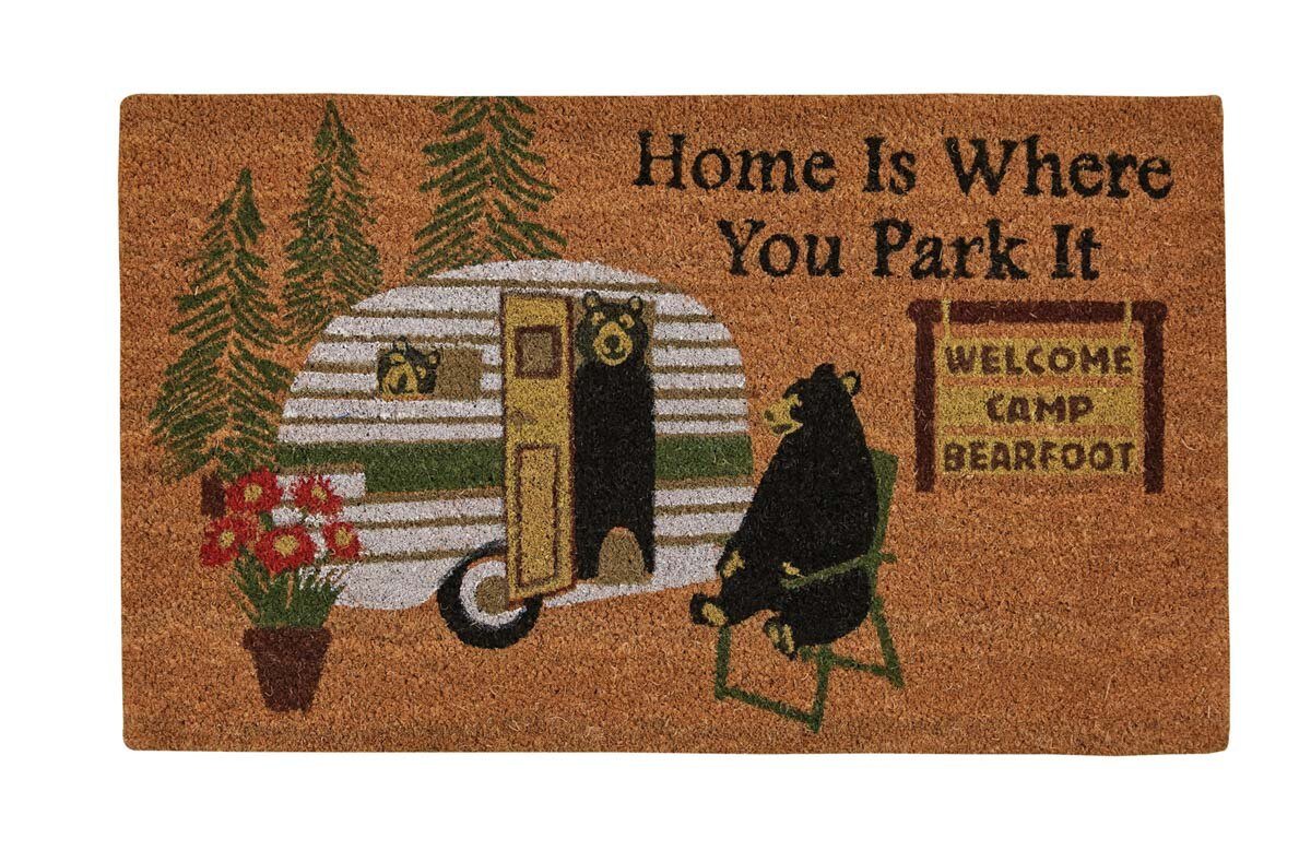 Home Is Where You Park It Door Mat