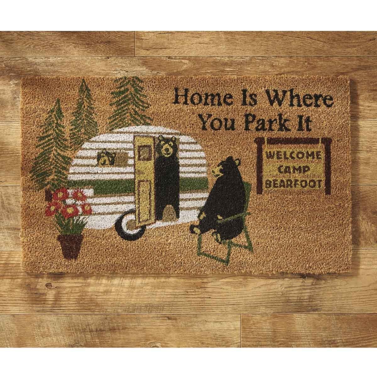 Home Is Where You Park It Door Mat - Ozark Cabin Décor, LLC