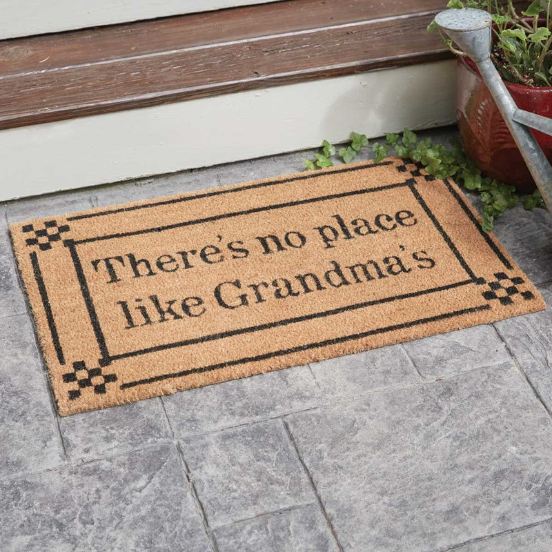 No Place Like Grandma's Door Mat - Ozark Cabin Décor, LLC