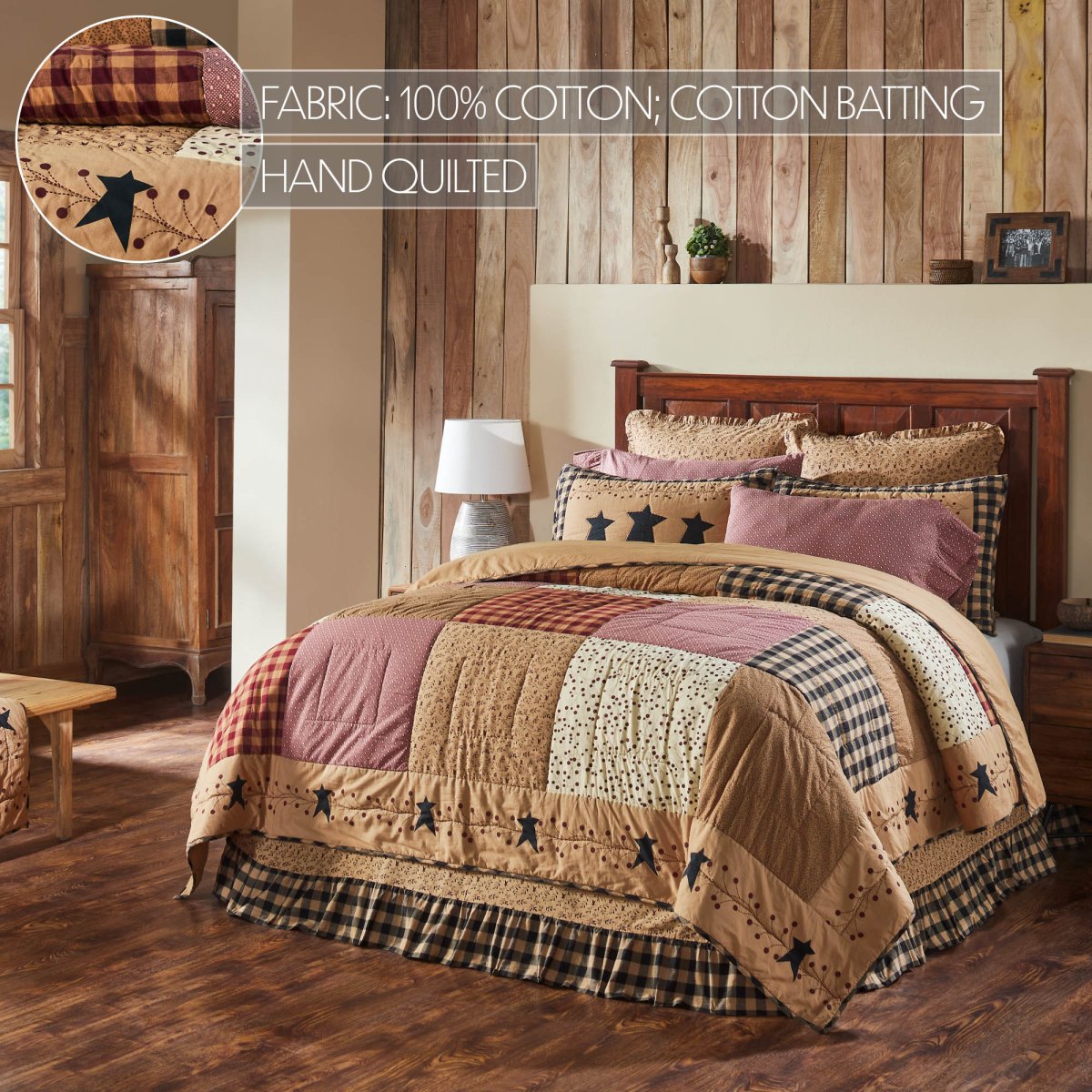 Pip Vinestar Quilt Collection - King - Ozark Cabin Décor, LLC