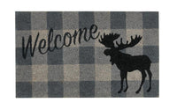 Welcome Moose Coir Door Mat