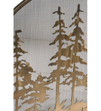 50" Wide X 30" High Tall Pines Arched Fireplace Screen - Ozark Cabin Décor, LLC