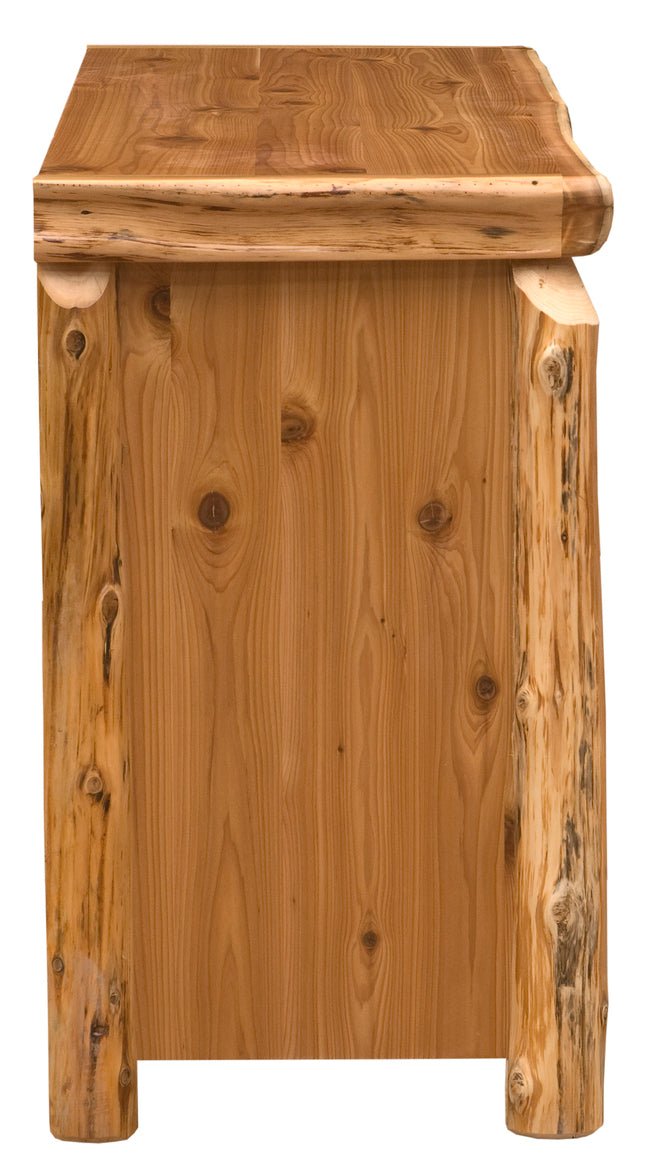 Cedar Log 7 - Drawer Dresser - Ozark Cabin Décor, LLC