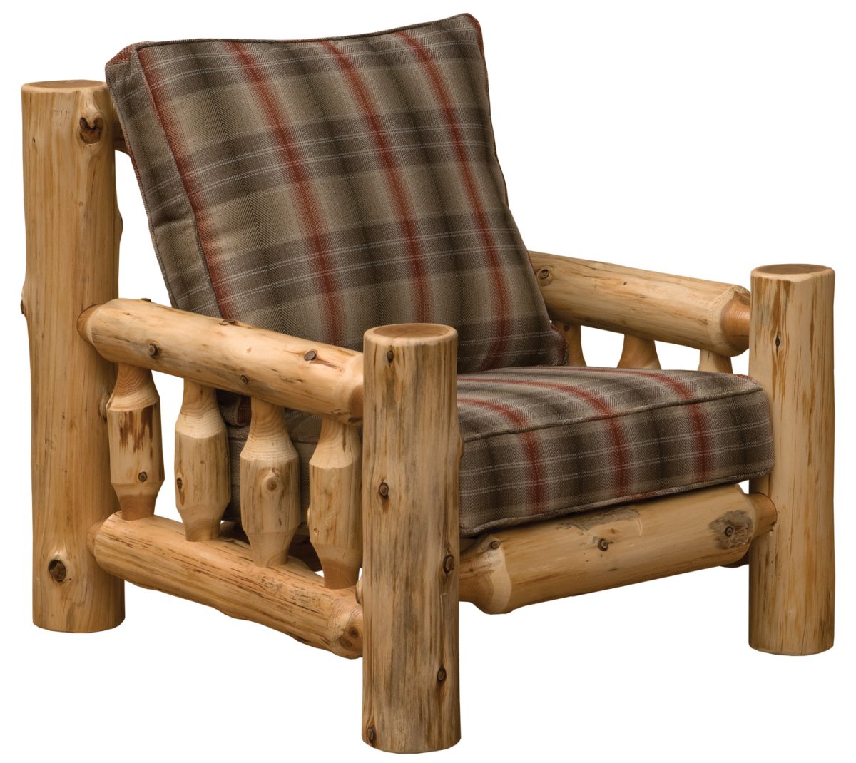 Cedar Log Lounge Chair - Thumbnail 3
