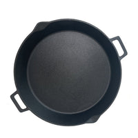 16 - in Cast Iron Double Handled Skillet - Ozark Cabin Décor, LLC