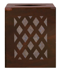 Lattice Square Tissue Box Cover
