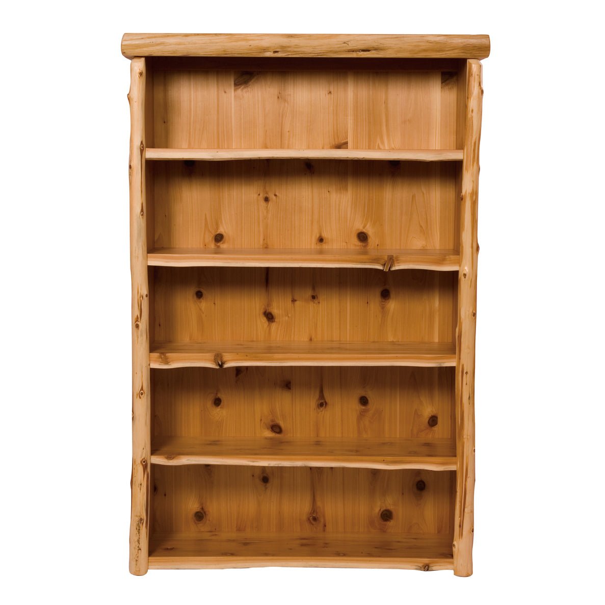 Cedar Log Large Bookshelf